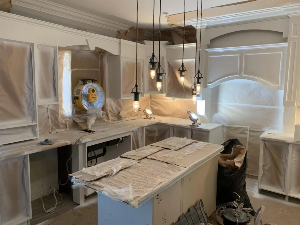 Étape Resurfaçage de Cuisine